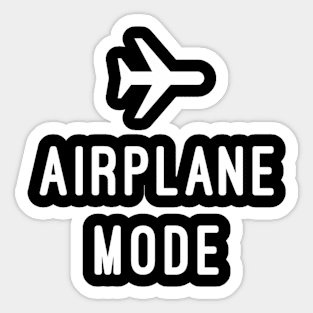 Airplane Mode Sticker